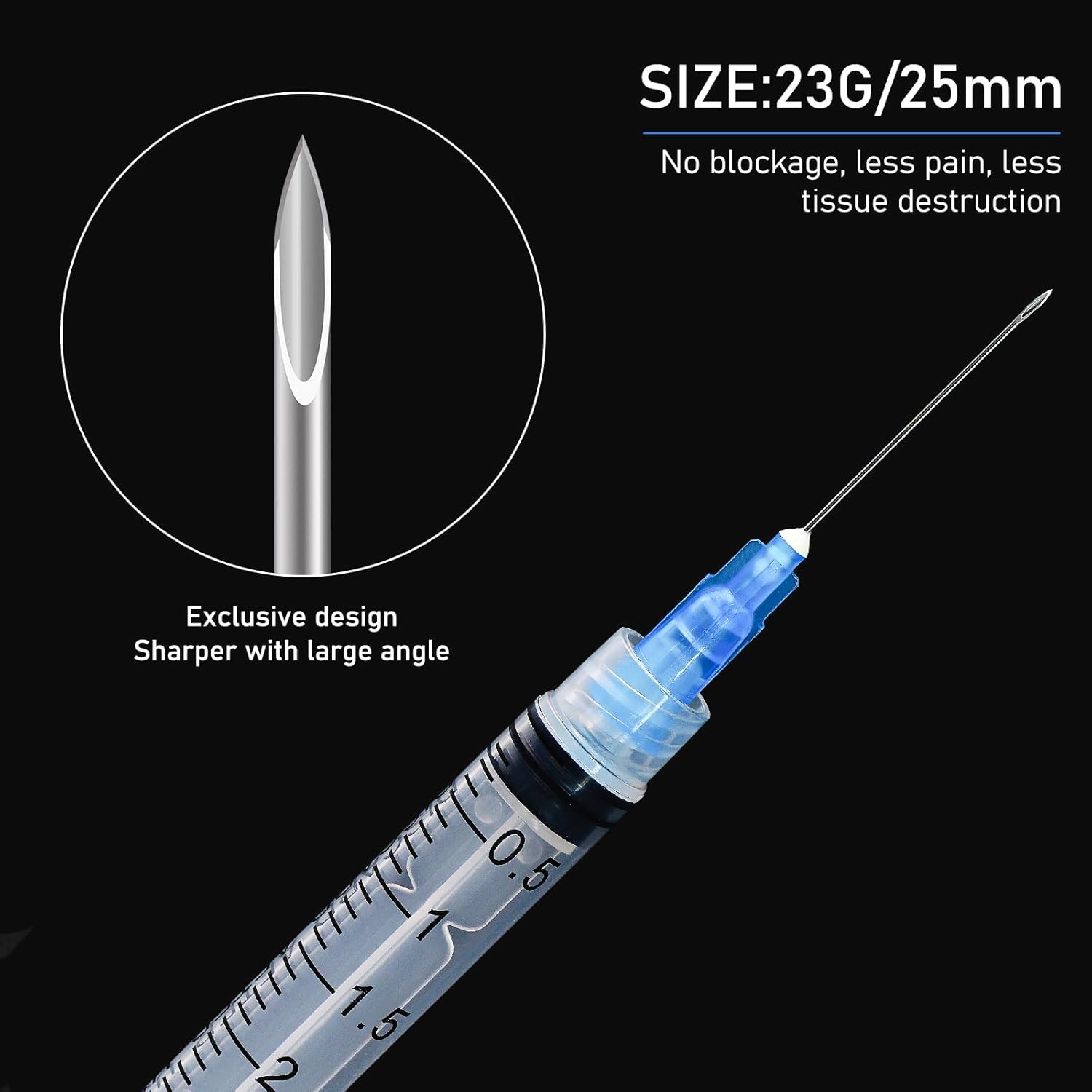 Desechables de 0.1 onzas líquidas con suministros de laboratorio de 0.81 oz, envueltos individualmente, paquete de 100