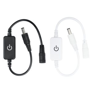 Interruptor de atenuación de tira LED YACSEJAO 12-24V 2A de un solo color de tira de diodos emisores de luz Controlador de brillo Interruptor de Interruptor de atenuación de tira LED YACSEJAO 12-24V 2A de un solo color de tira de diodos emisores de luz Controlador de brillo Interruptor de