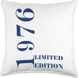 Retro Limited Birth Year 1976 Vintage Born Vintage Limited Edition Retro Birth Year 1976 Throw Pillow, 16×16, Multicolor Retro Limited Birth Year 1976 Vintage Born Vintage Limited Edition Retro Birth Year 1976 Throw Pillow, 16×16, Multicolor