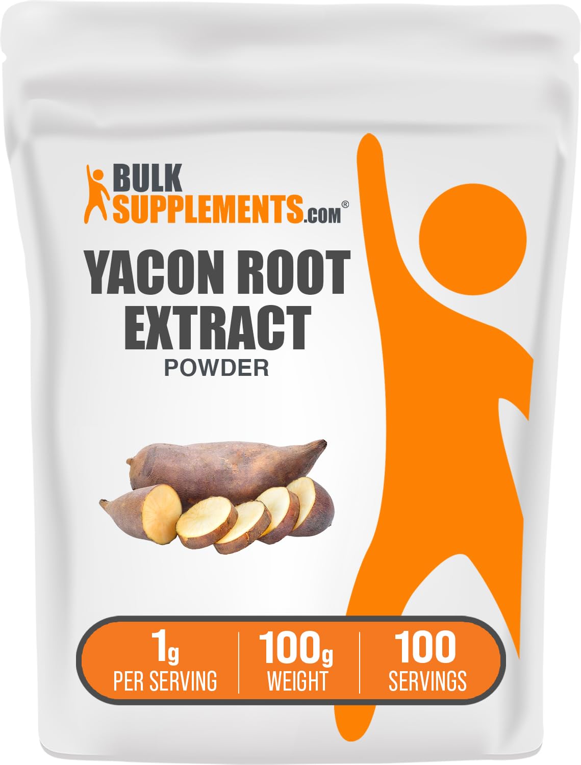 BulkSupplements.com Yacon Root Extract – Edulcorante Keto – Sustitutos del azúcar – Edulcorante de fibra – Edulcorante natural – Sustitutos de