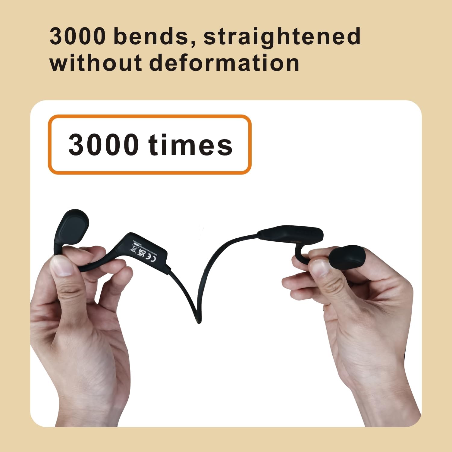Auriculares deportivos abiertos de conducción ósea IP67 impermeables, resistentes al sudor, reducción de ruido-0.6oz micrófono integrado Auriculares