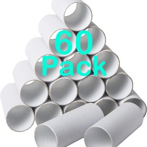 Paquete de 60 tubos de cartón para manualidades, rollos de manualidades a granel, tubos redondos de cartón, tubos redondos de manualidades, tubos de Paquete de 60 tubos de cartón para manualidades, rollos de manualidades a granel, tubos redondos de cartón, tubos redondos de manualidades, tubos de