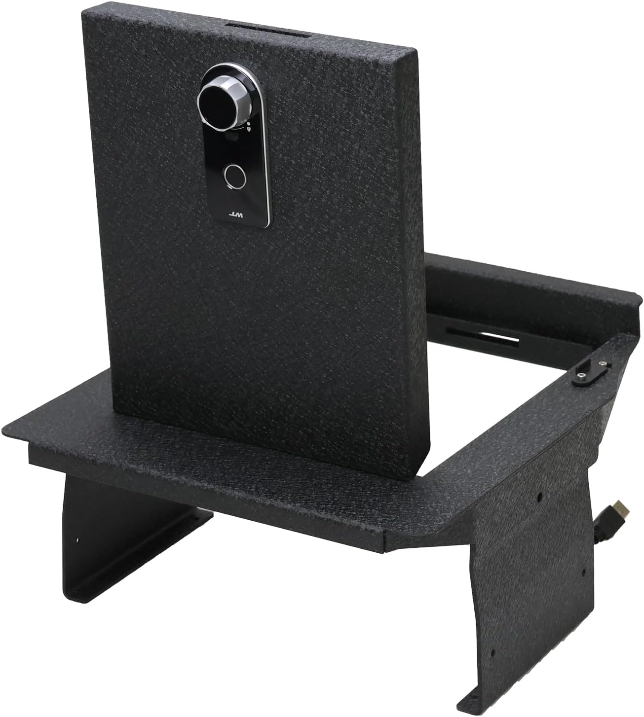 Caja fuerte para consola central caja de seguridad para consola WASAI Premium en el vehículo compatible con Ford F-150 2021-2024, Ford F-150