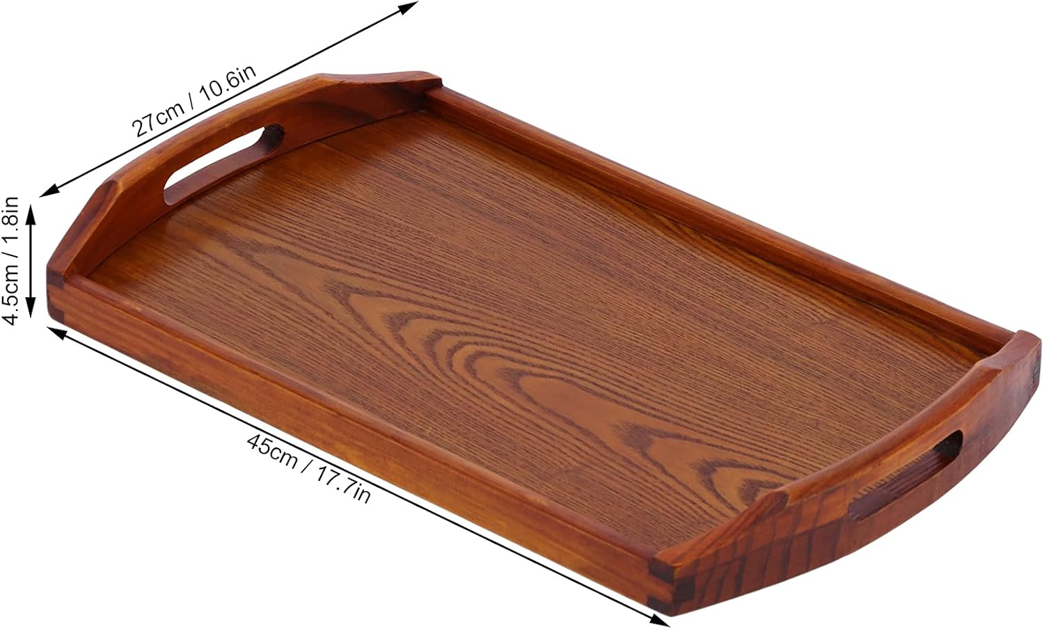 Bandeja rectangular de madera para servir comida sushi plato decoración aperitivos seco pastel bandeja postre plato estilo japonés para