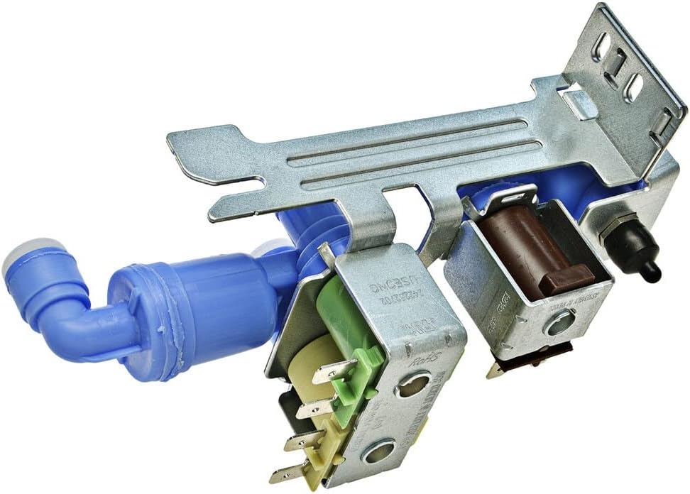 La válvula de entrada de agua del refrigerador reemplaza para Frigidaire FGHN2866PF4A FRS26H5DSB4 FGHC2345LF2 FFUS2613LS4 FFHS2622MB3 FPBG2277RF0