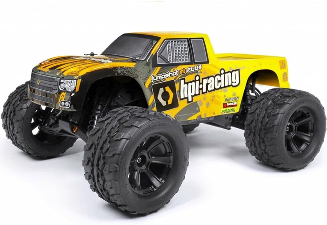 HPI Racing 160030 Jumpshot 110 Monster Truck Flux 2WD Gris  Amarillo, RTR