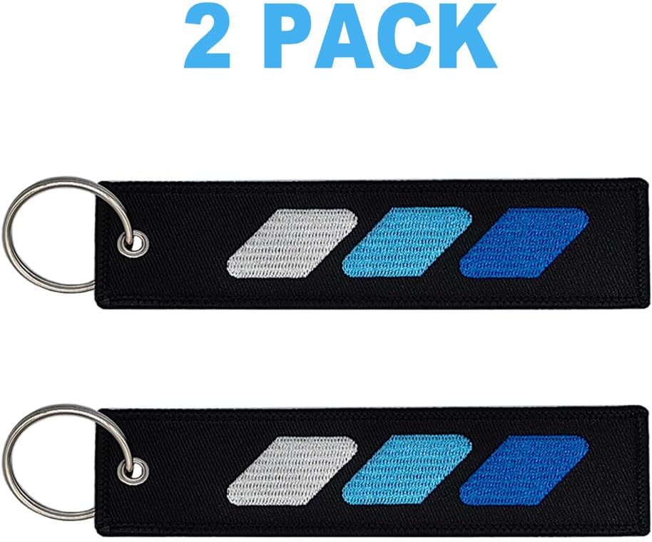 Xnqdre Llavero de etiqueta tricolor con llavero compatible con Toyota Tacoma TRD 4Runner Tundra accesorios de llavero de automóvil.