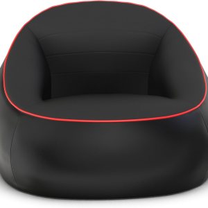 Mason Moon – Sillas puff para adultos, 3 pies, acogedora silla de puf grande, silla de descanso para dormitorio, silla redonda negra de suelo, silla Mason Moon – Sillas puff para adultos, 3 pies, acogedora silla de puf grande, silla de descanso para dormitorio, silla redonda negra de suelo, silla