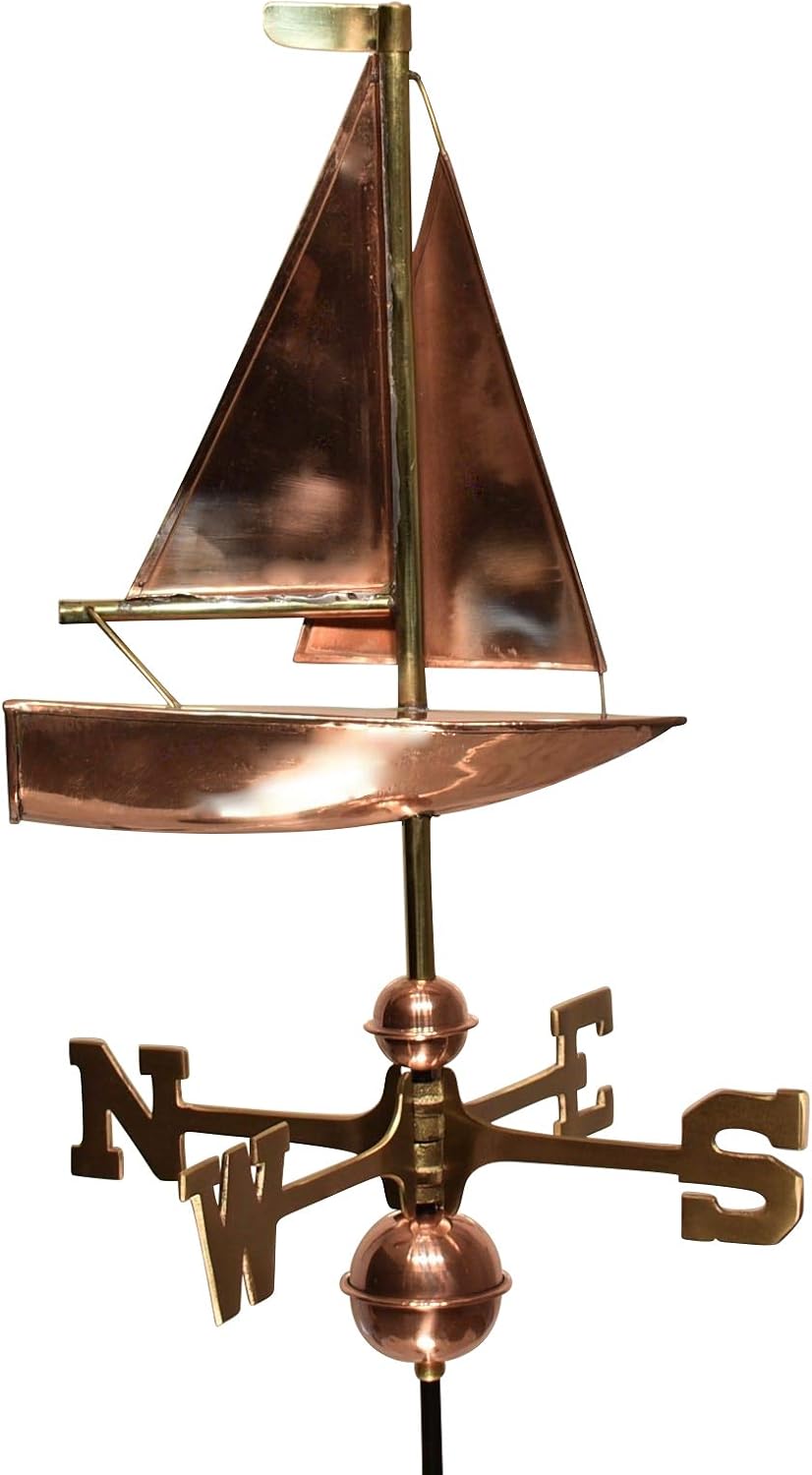 Veleta de velero 212C, cobre