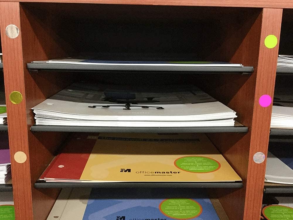 café papel Kraft Natural círculo dot pegatinas, 12inch redondo, 1000Etiquetas en un rollo