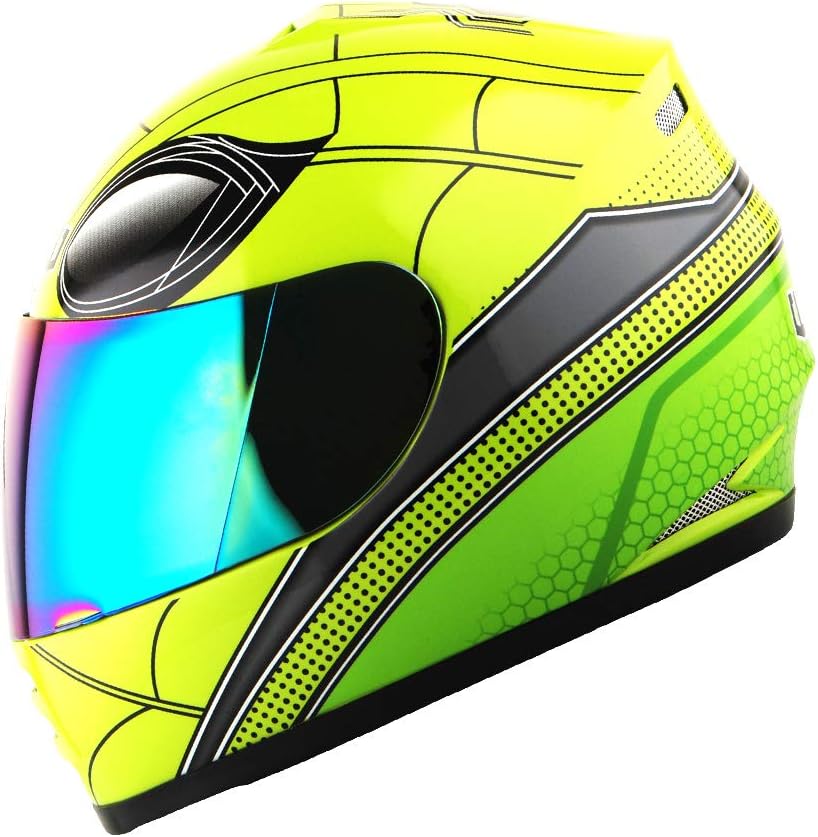 WOW Casco completo para motocicleta, Bicicleta BMX MX para niños