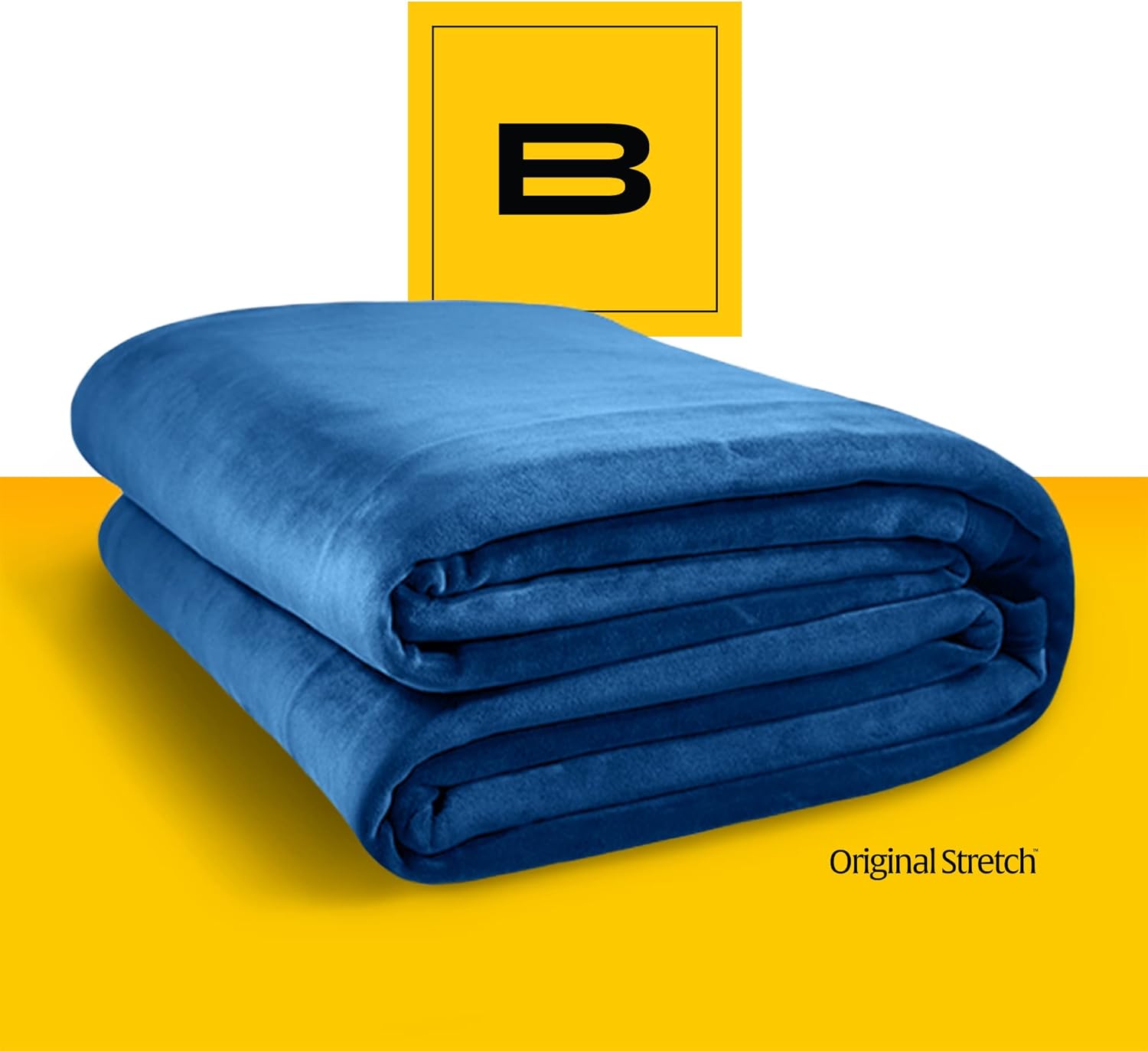 Big Blanket Co Original Stretch Naranja quemado  Manta extra grande  100 pies cuadrados  Manta suave y gigante que se adapta a toda la familia  La