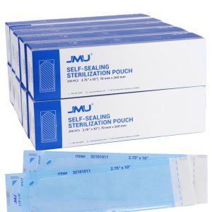 JMU Bolsas de esterilización autosellantes 2.75 “x 10”, 2000caja (10 cajas) JMU Bolsas de esterilización autosellantes 2.75 “x 10”, 2000caja (10 cajas)