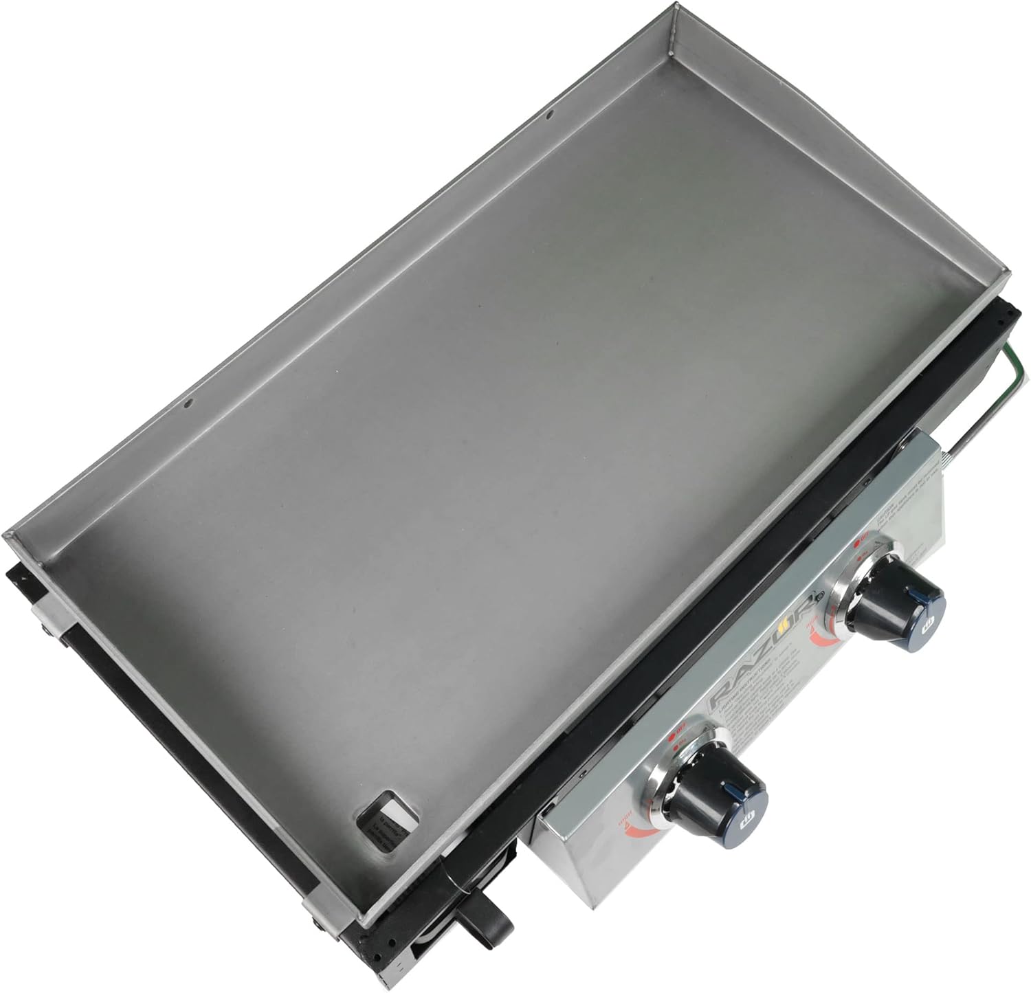 Razor Griddle GGT2130M – Parrilla portátil de gas propano LP de 25 pulgadas para exteriores, 2 quemadores, con 318 pulgadas cuadradas, para cocinar