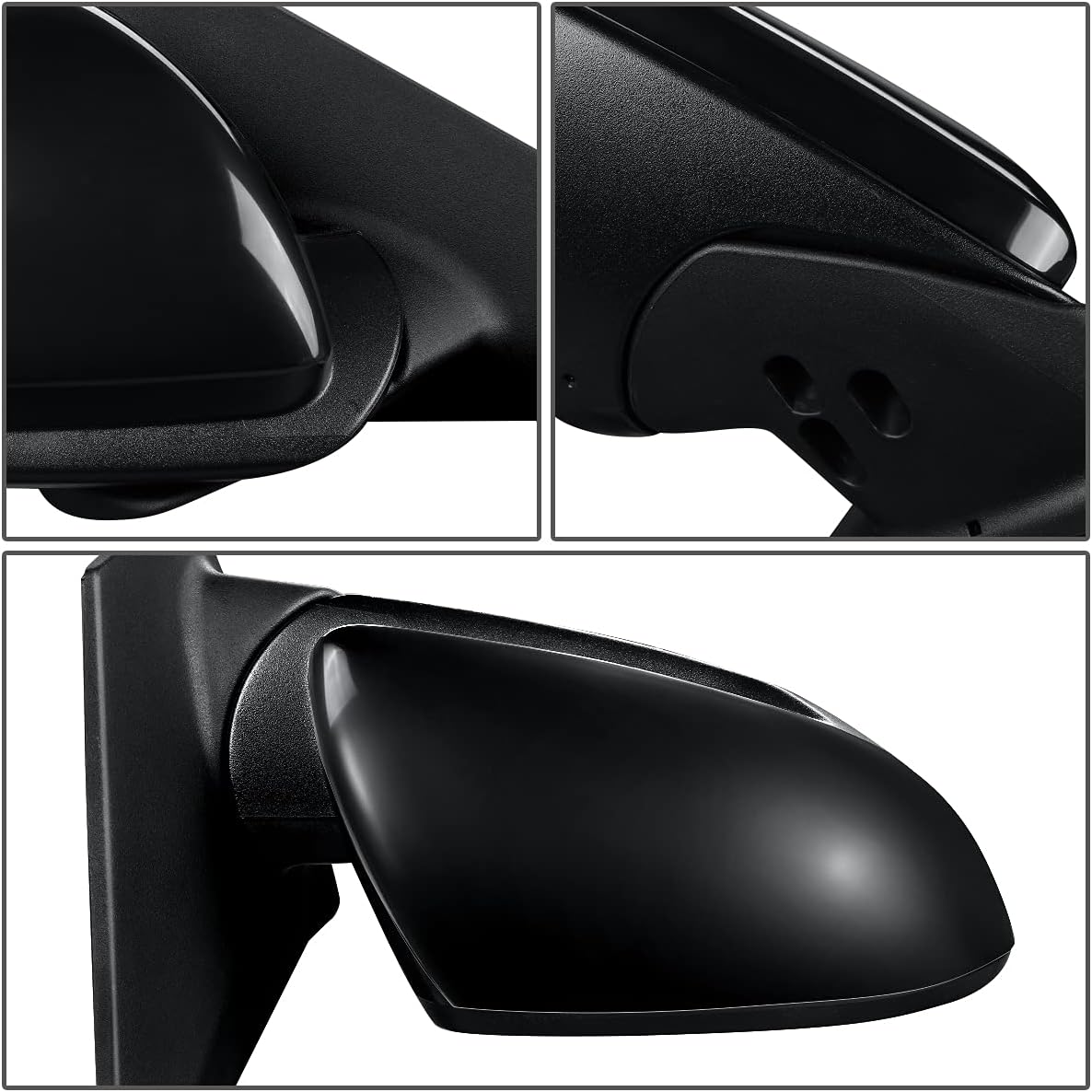 DNA Motoring OEM-MR-KI1321218 – Espejo retrovisor para puerta lateral derecha del pasajero con ajuste eléctrico con calefacción, compatible con Rio