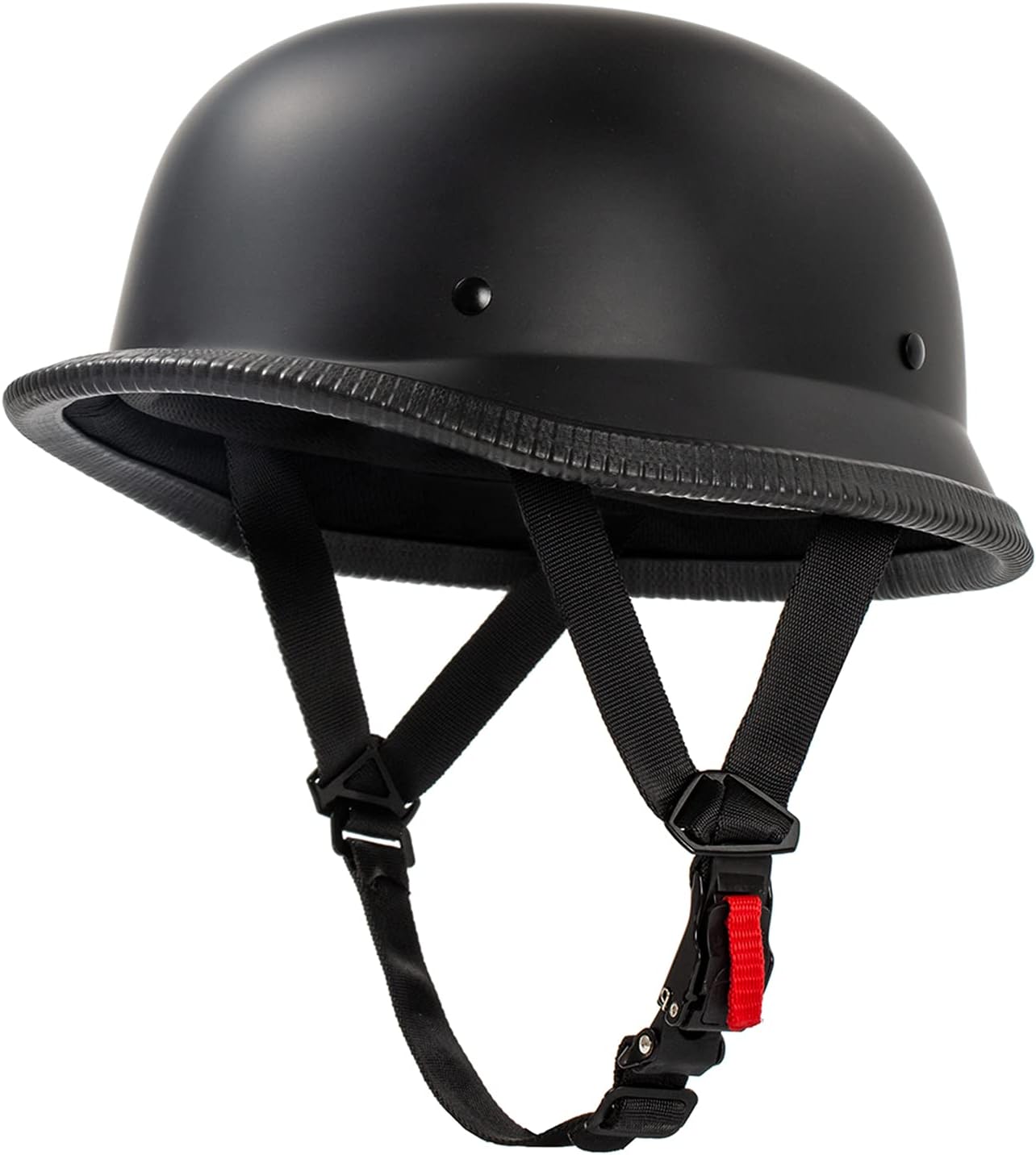 Casco de motocicleta de estilo alemán, casco delgado para adultos, hombres y mujeres, novedoso casco de media carcasa, casco retro de media cara