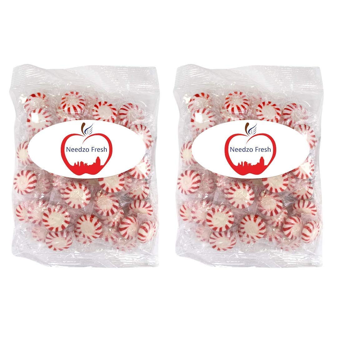 Needzo Fresh Starlight Mints, caramelos de menta duros envueltos individualmente, paquete de 2, 8 onzas