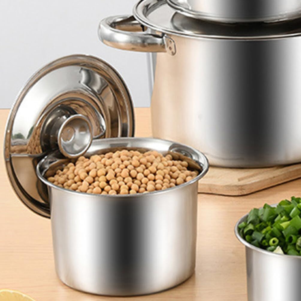 HEMOTON Wok – Tapa universal de acero inoxidable, tapa para olla, tapa de cacerola, tapa de cacerola, tapa de olla para especias y sartenes, tapas