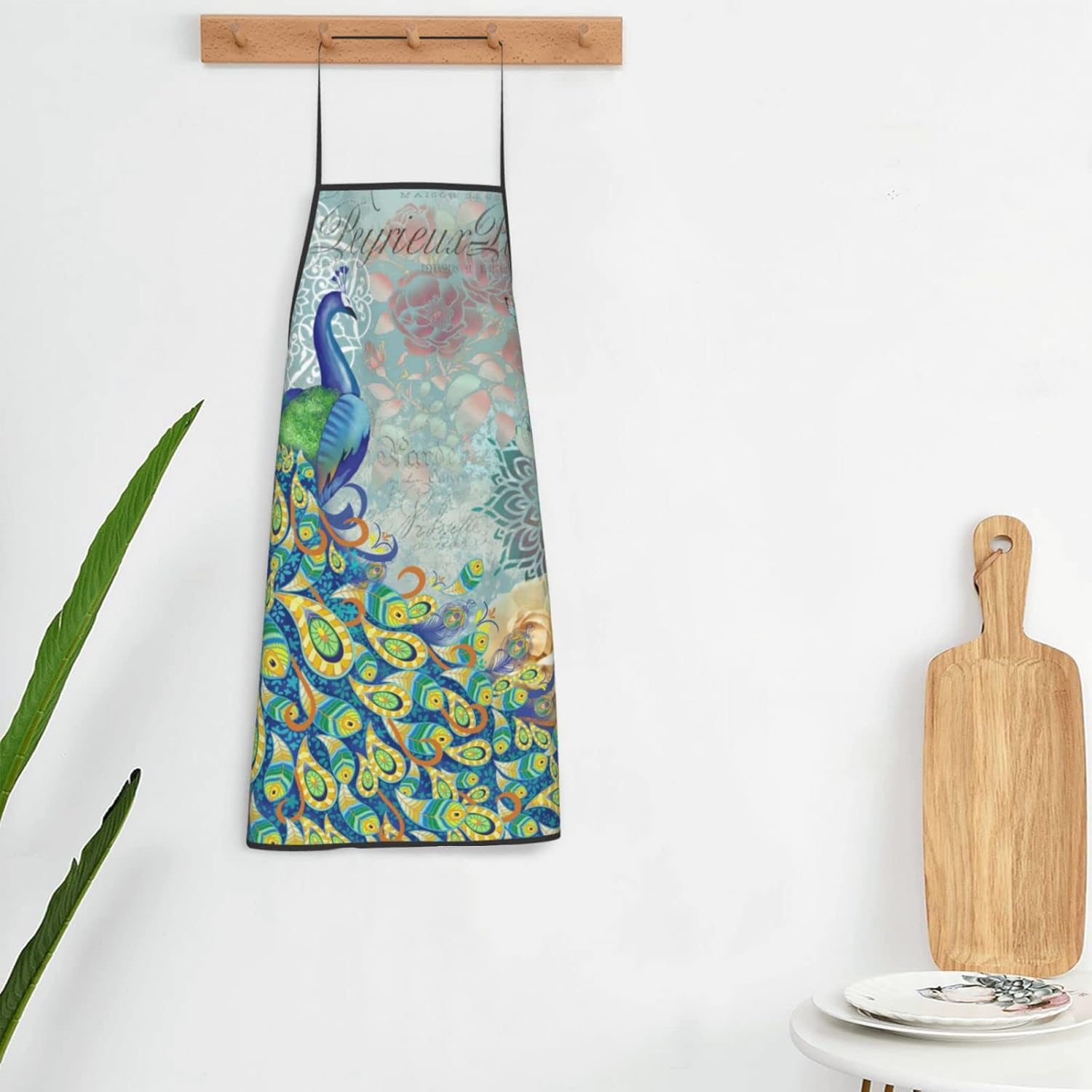 Delantal ajustable impermeable para hombres y mujeres, cocina, hornear, jardinería, trabajo, babero