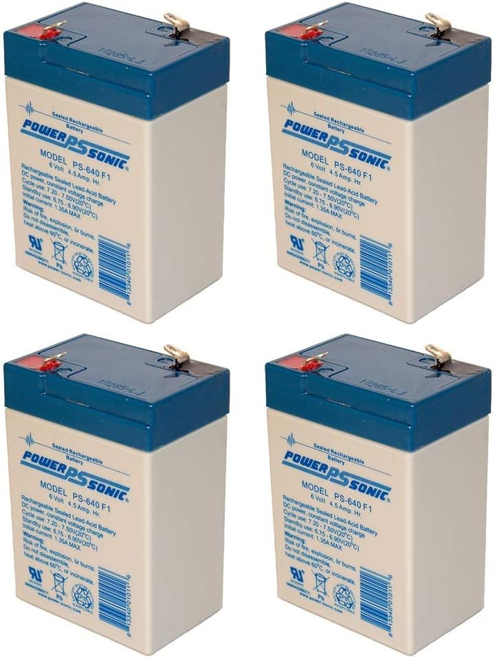 6V 4.5AH Replacement Battery for Peg Perego Polaris 400Dragonfly IGED1091-4 Pack