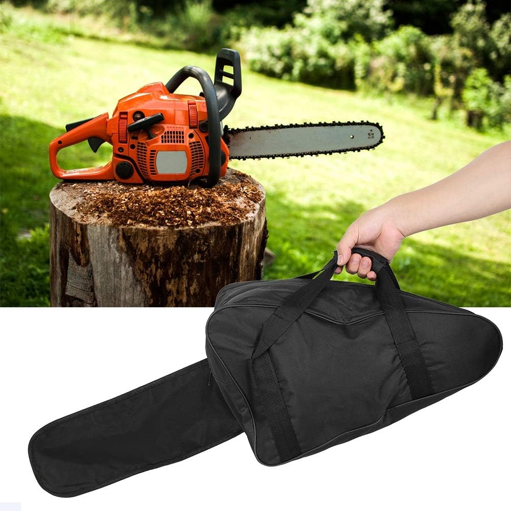 Estuche para motosierra, almacenamiento de cadena de motosierra, bolsa de transporte para motosierra, soporte de protección portátil, impermeable,