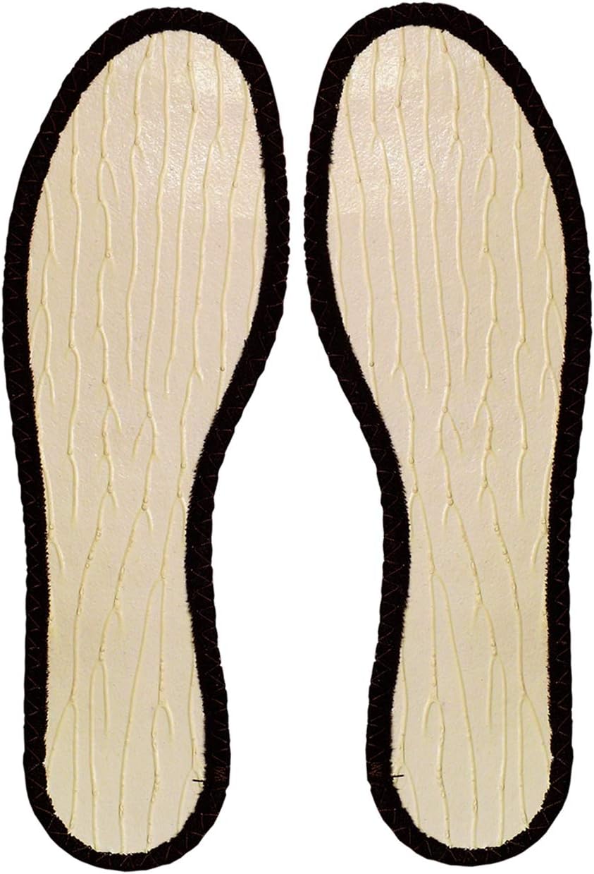 Kaps – Plantillas de invierno de lana de cordero para botas o zapatos, repuesto de plantilla para hombre y mujer, suela interior de piel de cordero,