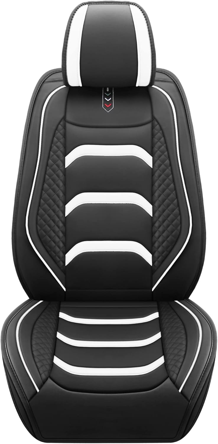 YD A02 – Fundas de cuero para asiento de automóvil, fundas de asiento para automóviles y SUV, funda universal transpirable para asiento de