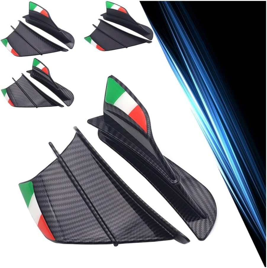 Alerón lateral de motocicleta, alerón aerodinámico para motocicleta K&awasaki Ve-rs-ys 650 1000 300X 650cc Vulcan S Klr 650 1000 KRL650 Accesorios