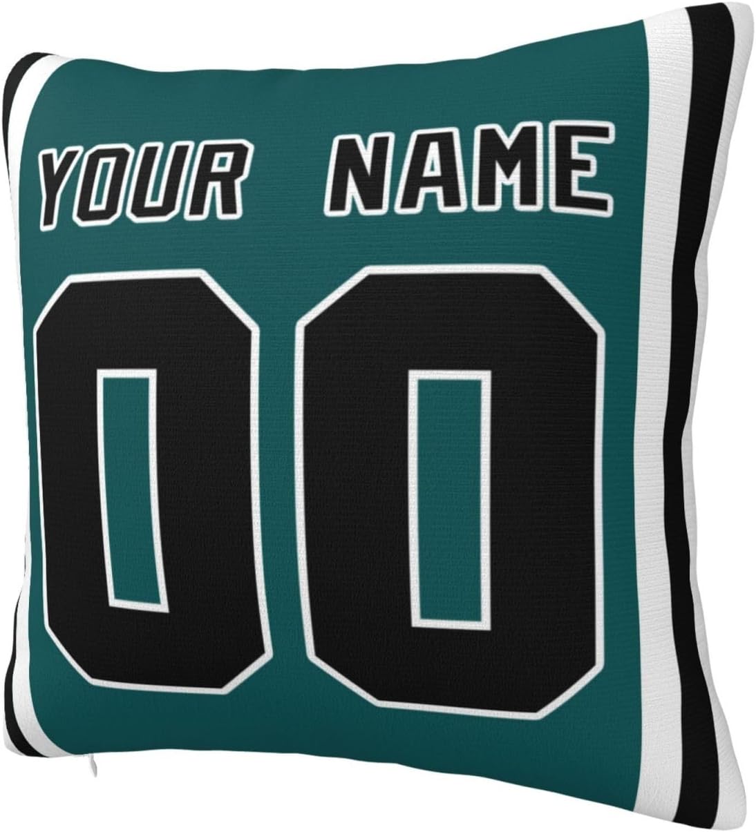 Funda de almohada personalizada con nombre y número, regalos de cumpleaños para miembros de la familia, doble cara 12 x 12 pulgadas