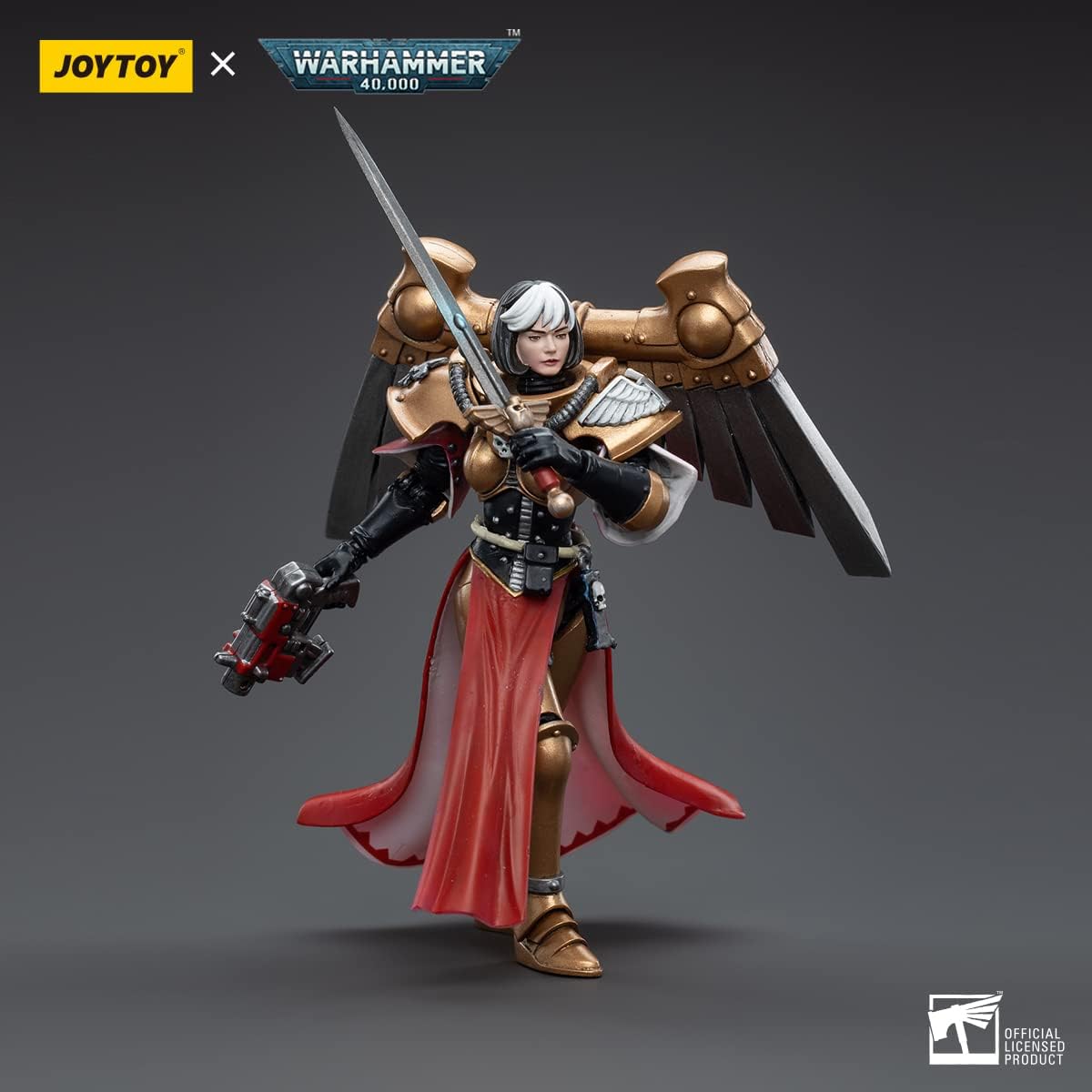 HiPlay JoyToy Warhammer 40K Adepta Sororitas Geminae Superia Figura de acción coleccionable a escala 1 118