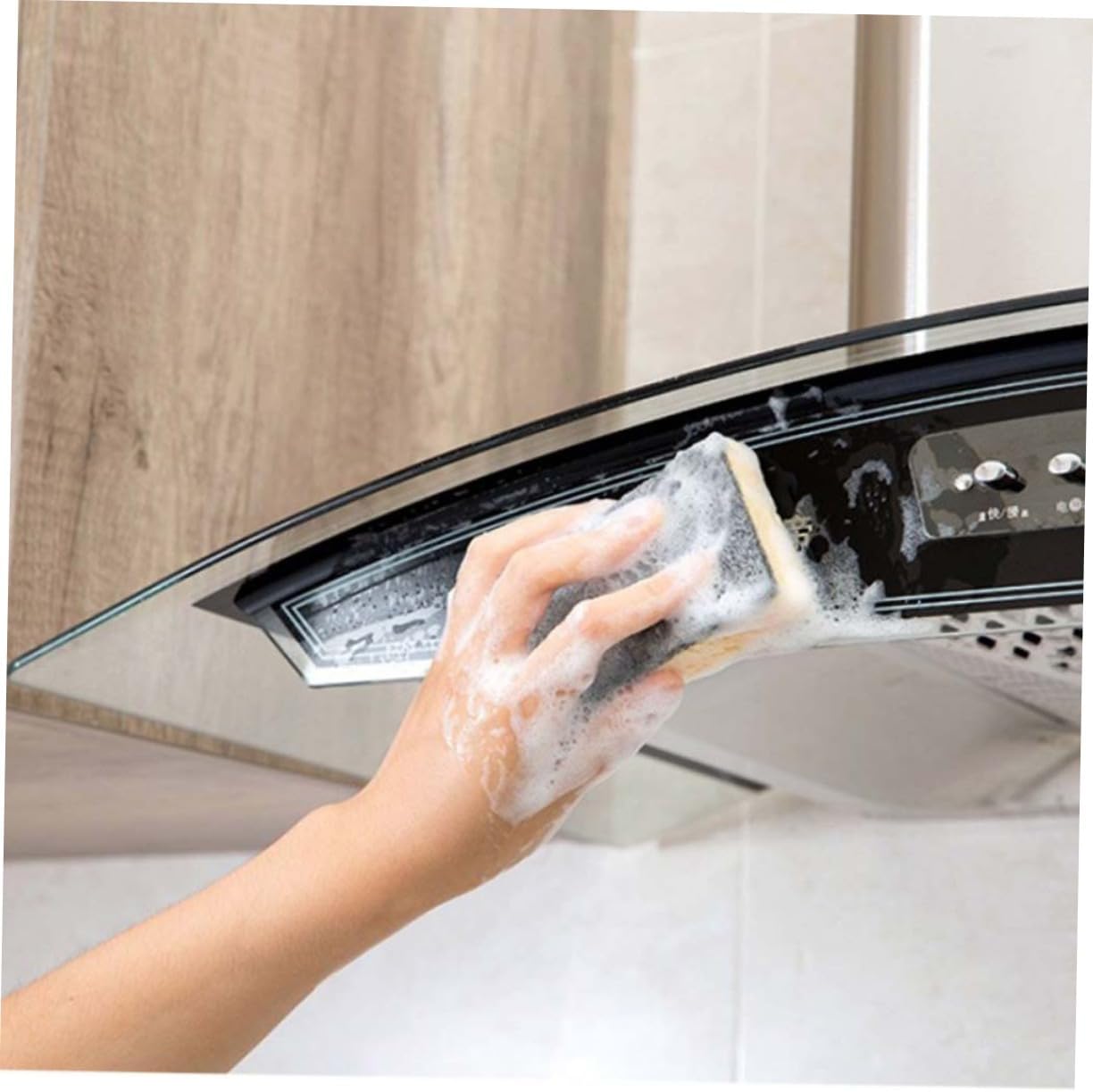 DOITOOL 8 esponjas a granel limpiador de platos Nubuck limpiador esponja de cocina esponja de limpieza de platos esponja de lavado de platos forma