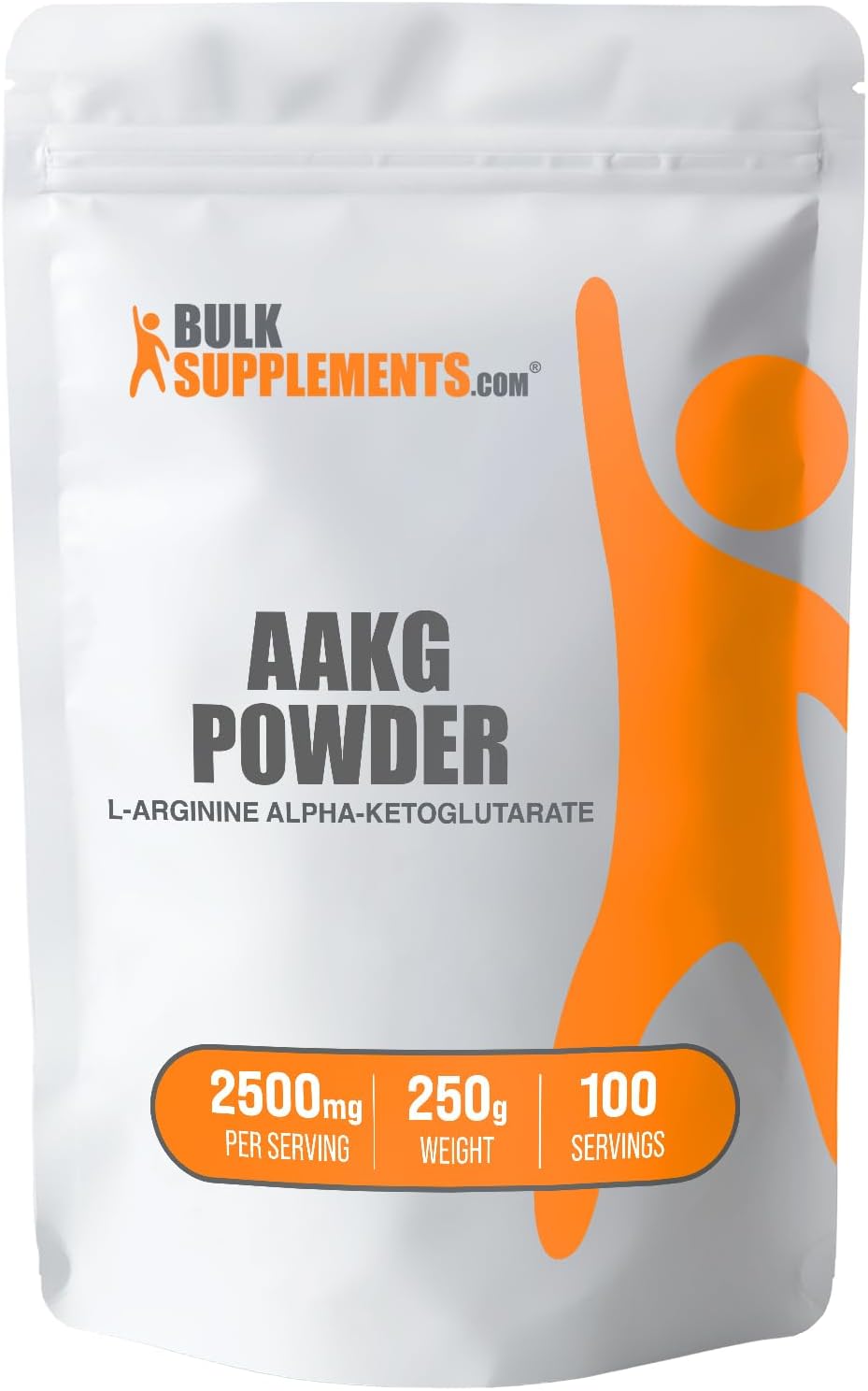 Suplememto BulkSupplements Pure AAKG (con LArginina y acetoglutárico) en polvo, No Model, 1