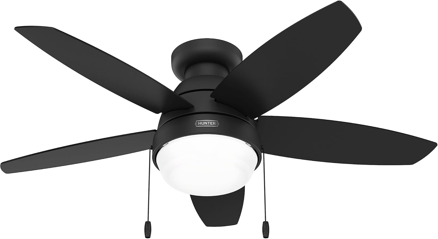 Hunter Fan Company 52613 Lilliana Ventilador de techo, 044, negro mate