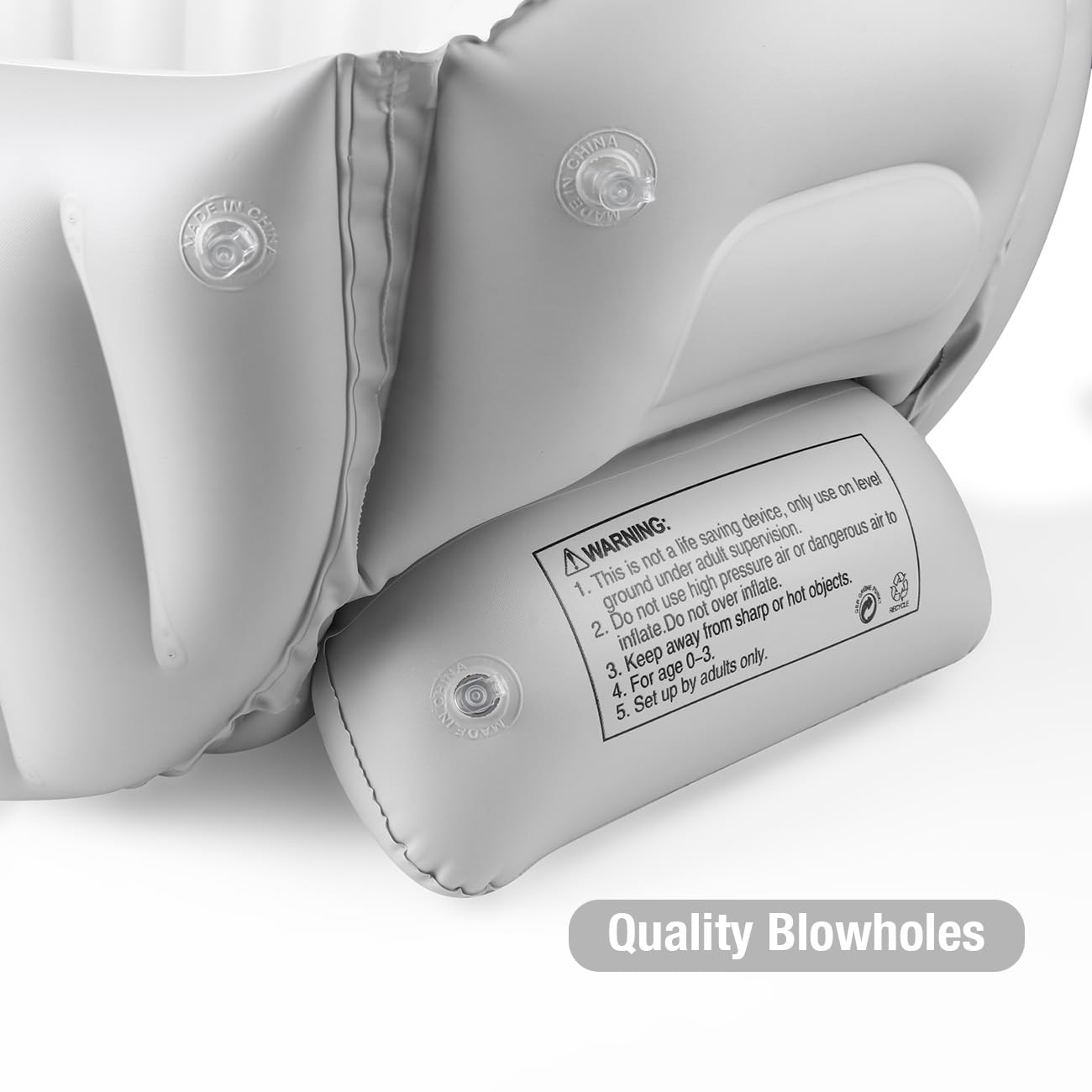 PandaEar Bañera inflable para bebé para ducha, bañera portátil plegable para niños, bañera de bebé de 6 a 12 meses, bañera de viaje para bebé,