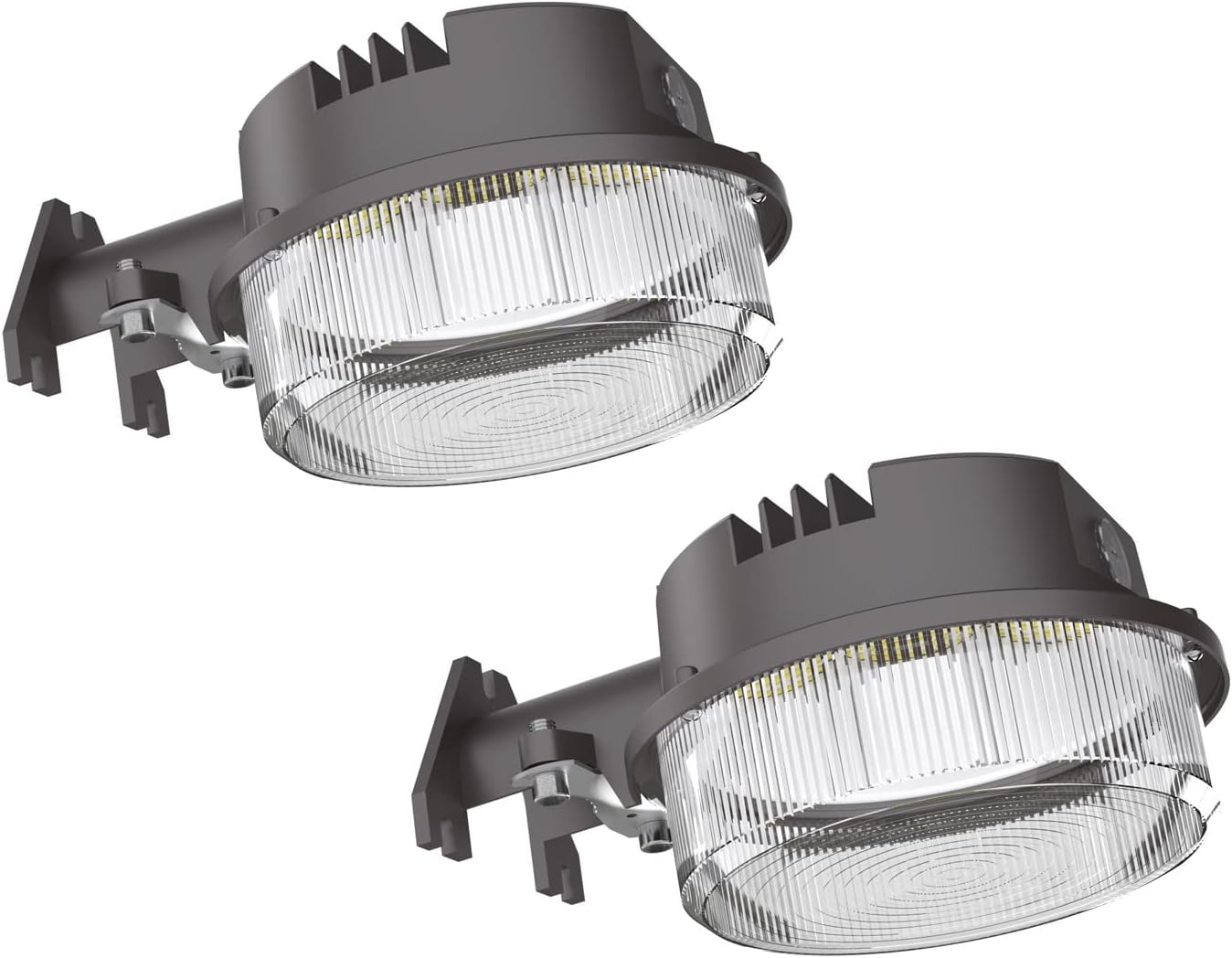 Luz LED de granero de 50 W, del anochecer al amanecer, iluminación de patio al aire libre con fotocélula 5000 K, luz diurna impermeable, lista ETL y