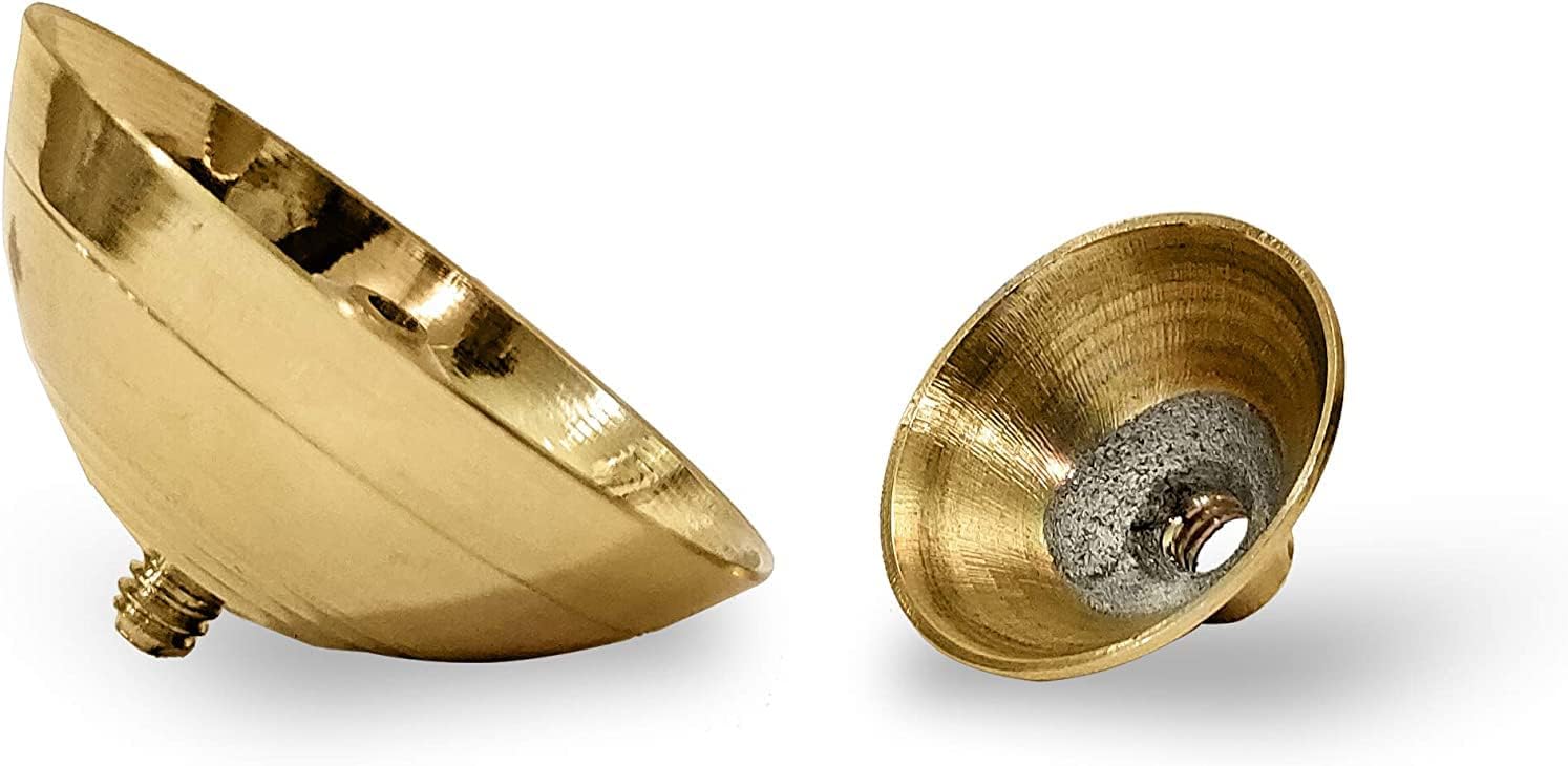 SATVIK 1 pieza de latón hecho a mano Pyali Diya lámpara de aceite ornamental Deepak Payali Deepam Kutthu Vilakku India inauguración de la casa regalo