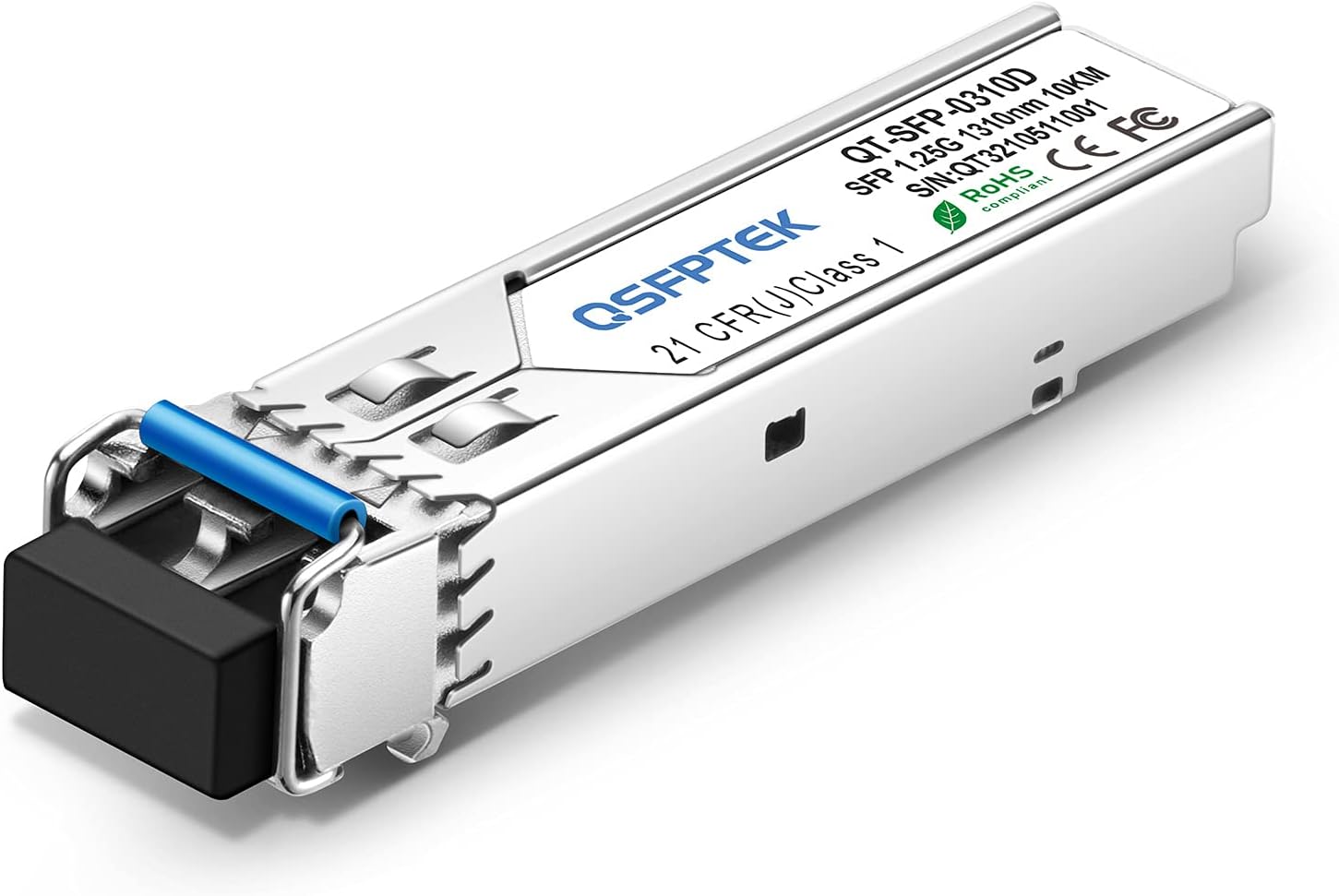 Módulo SFP 1.25G, transceptor monomodo 1000Base-LX, 1.25G Mini Gbic para Juniper EX-SFP-1GE-LXQFX-SFP-1GE-LX, Ubiquiti UniFi, Meraki