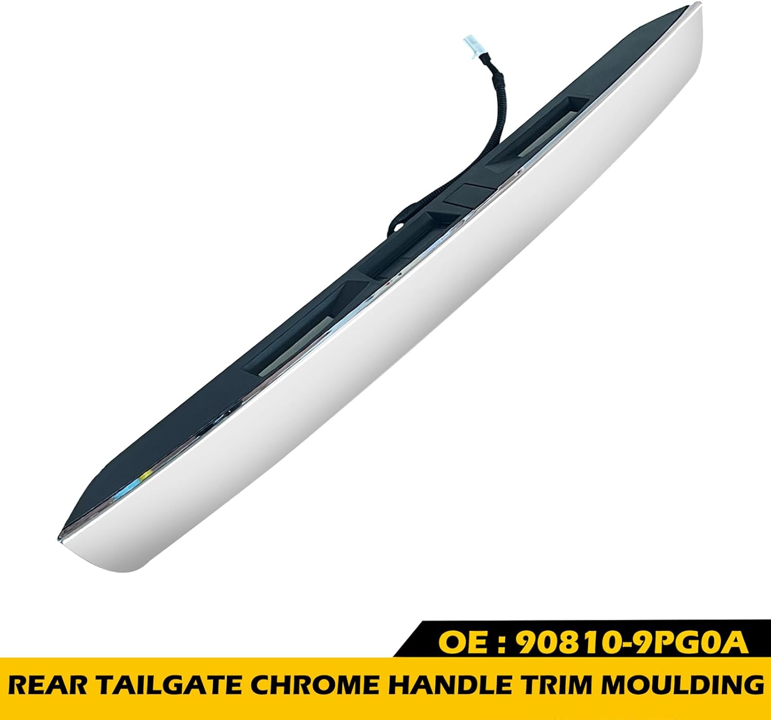 90810-9PG0A – Moldura de acabado de acabado cromado para portón trasero para Nissan Pathfinder 2013-2019