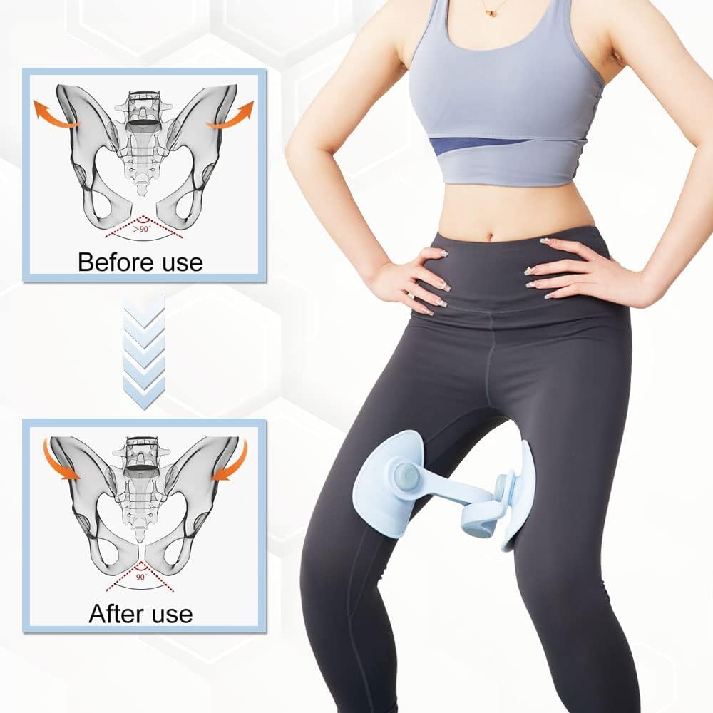 Entrenador de cadera pélvica, dispositivo de ejercicios Kegel para mujeres, hombres, brazos, piernas, glúteos, clip de entrenamiento de fuerza,
