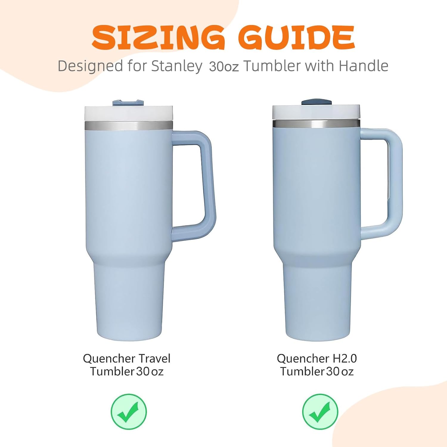 Stanley – Tazón de aperitivos para vaso Stanley de 30 onzas con asa, bandeja de aperitivos compatible con Stanley Cup de 30 onzas con asa, anillo