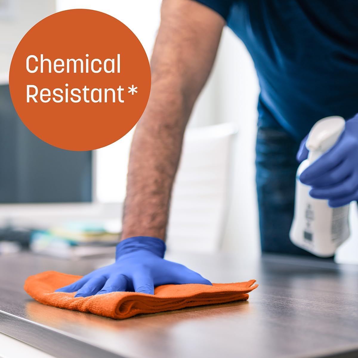 Caring Nitrile Exam Gloves, Powder-Free, Gloves for Medical Use, Cleaning, Food Prep and More