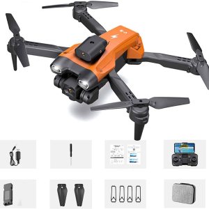 Drone with Camera, 4K HD WiFi FPV Mini Drone, Foldable RC Quadcopte with 360 Automatic Obstacle Avoidance, Trajectory Flying, Gesture Takes Drone with Camera, 4K HD WiFi FPV Mini Drone, Foldable RC Quadcopte with 360 Automatic Obstacle Avoidance, Trajectory Flying, Gesture Takes
