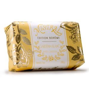 Mistral Jabón en barra Boheme, Gardenia blanca, 2 barras Mistral Jabón en barra Boheme, Gardenia blanca, 2 barras