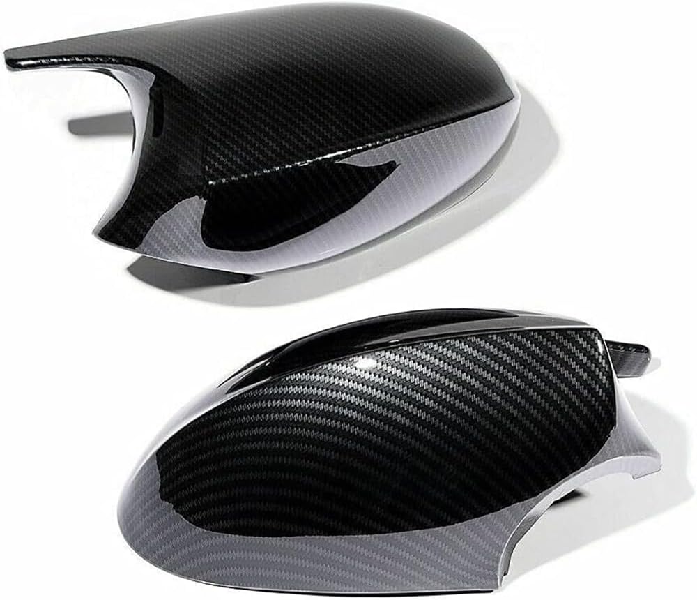 Cubiertas de tapa de espejo de puerta lateral compatibles con BMW E90 E91 2005-2007, E92 E93 2006-2009, E87 2004-2006, E81 2005-2009, E82 E88