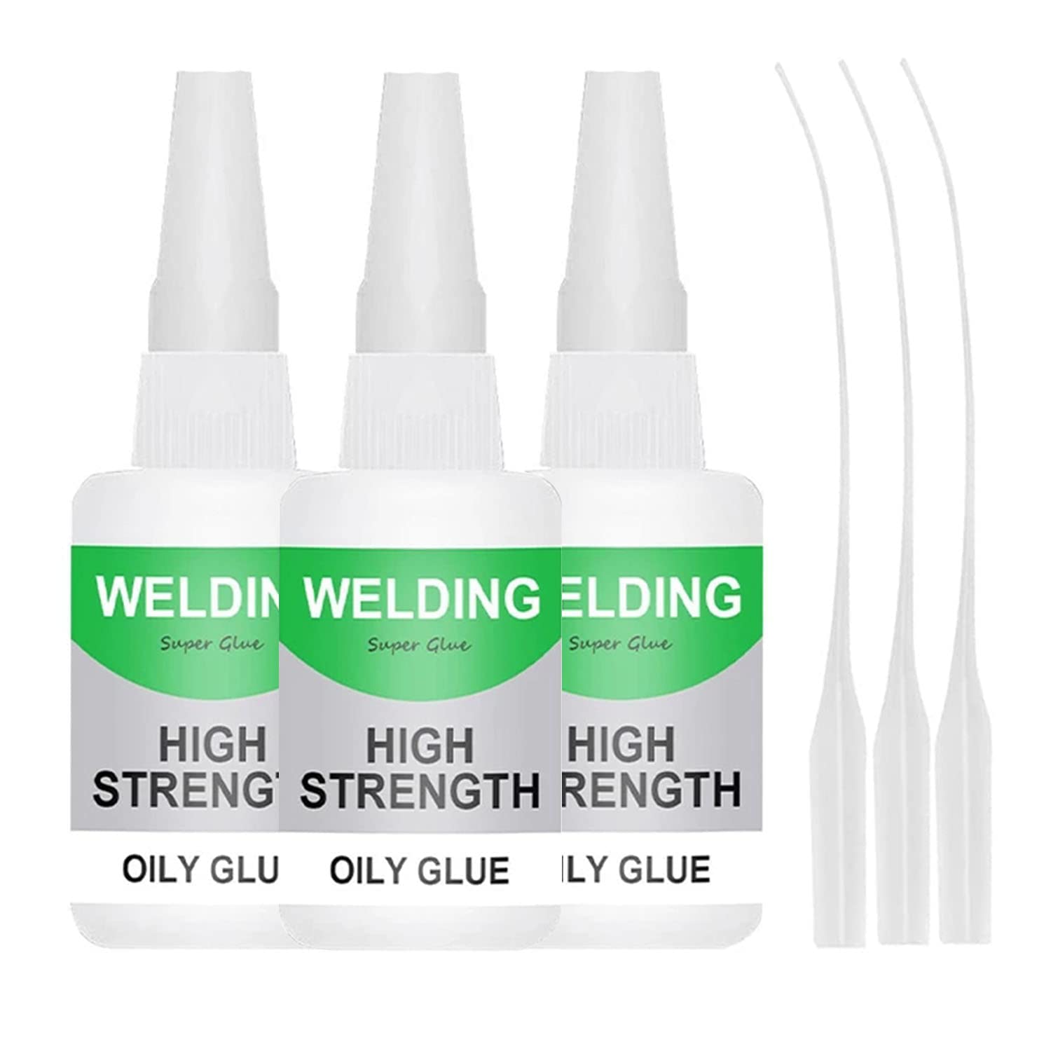Pegamento aceitoso de alta resistencia para soldadura, superpegamento universal, pegamento instantáneo poderoso para resina, cerámica, metal, vidrio