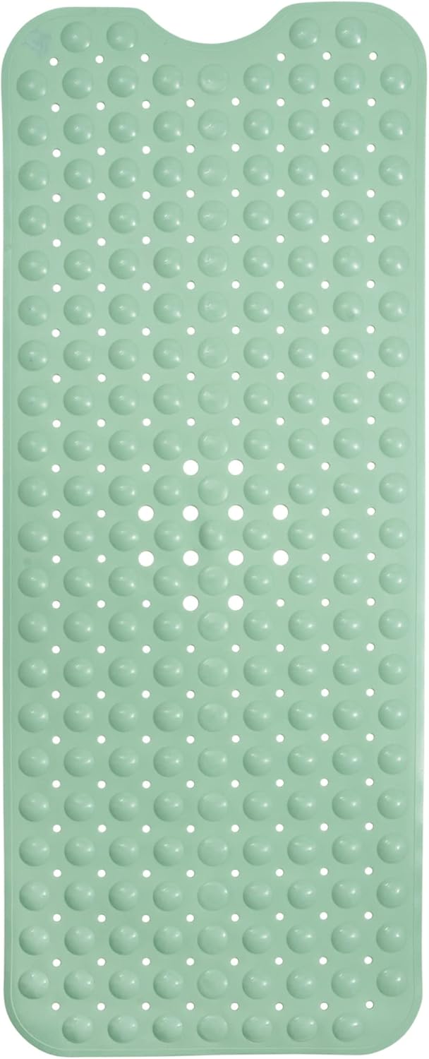 Alfombra de baño ENKOSI – Alfombra antideslizante grande para bañera y ducha. Alfombra de baño extra larga de 40 x 16 pulgadas para bañera