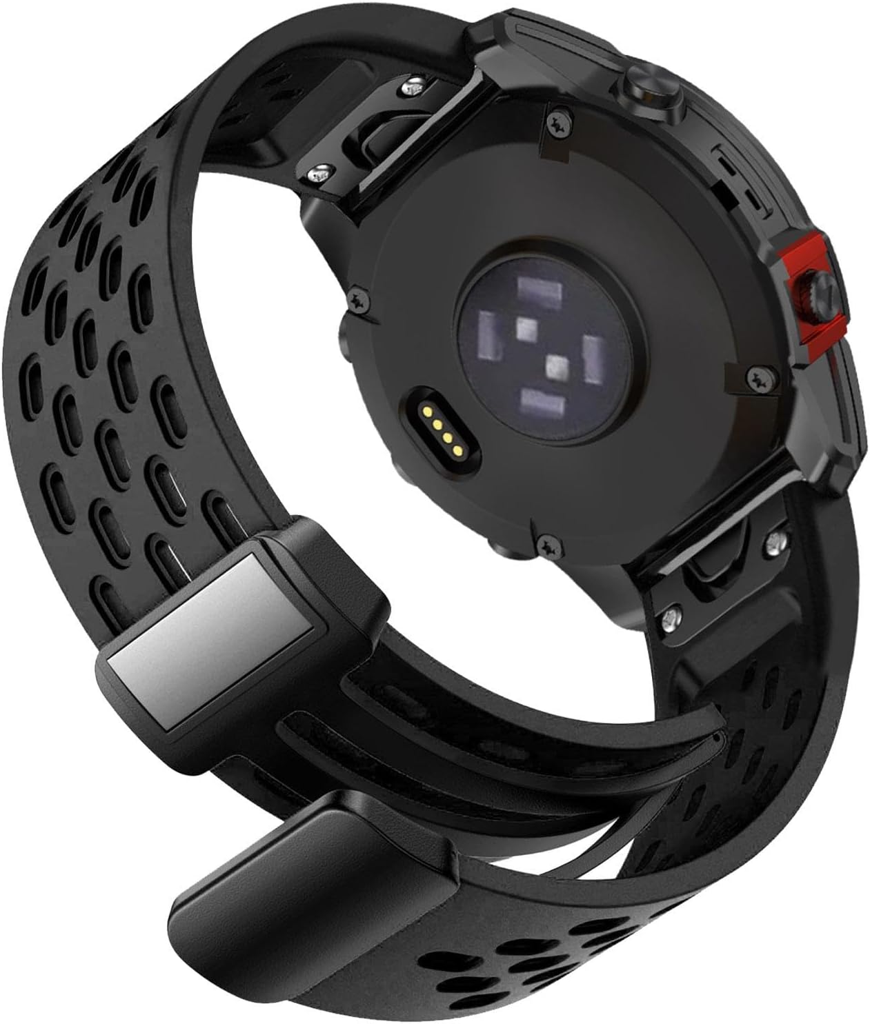 Abanen Correas de reloj deportivas de silicona con orificios de aire para Fenix 7S  Fenix 6S  Fenix 5S  Instinct 2S, correa de muñeca de silicona