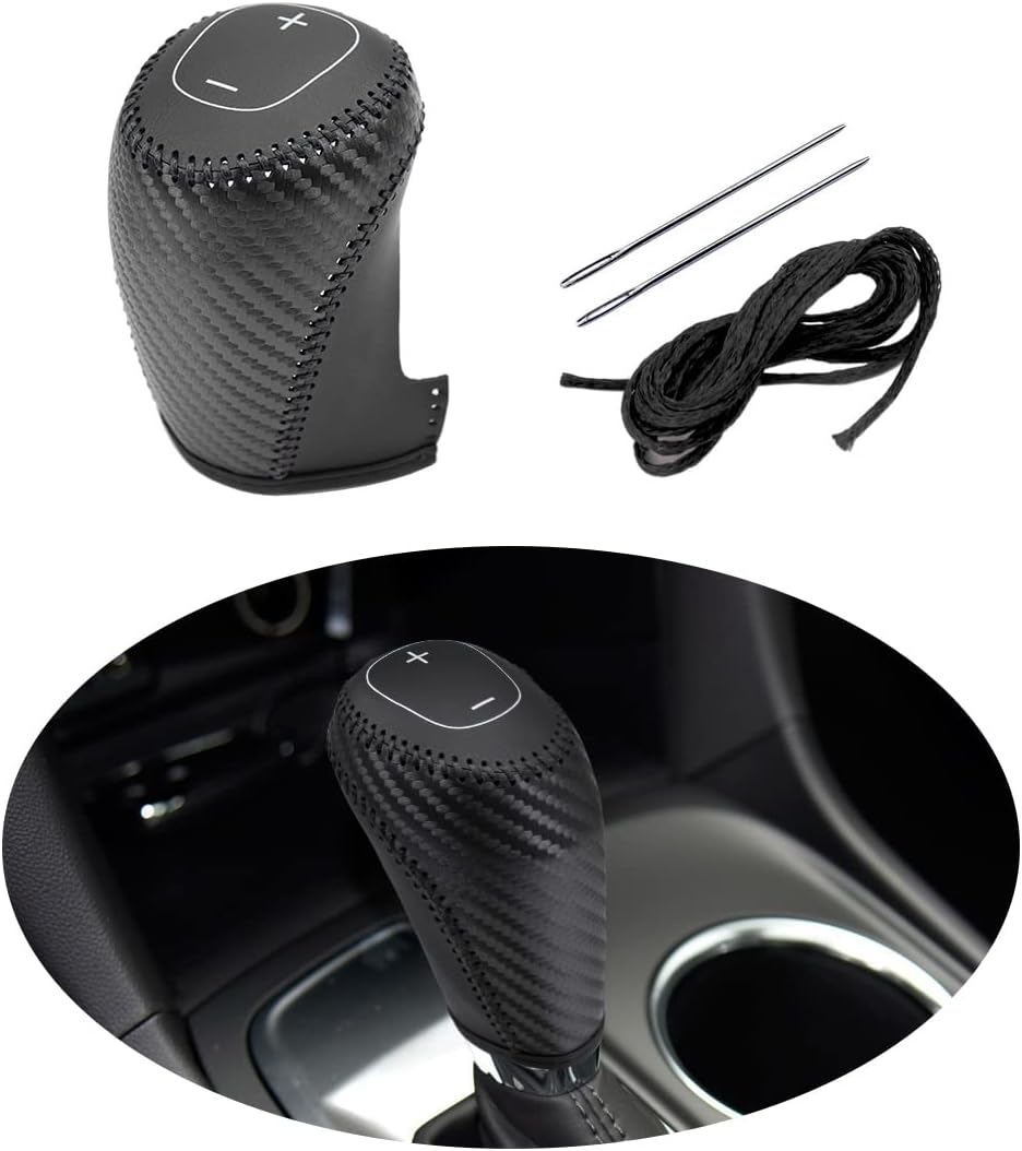 Funda protectora de piel auténtica automática para palanca de cambios para Chevrolet Equinox Malibu Chevy Accesorios (B2)