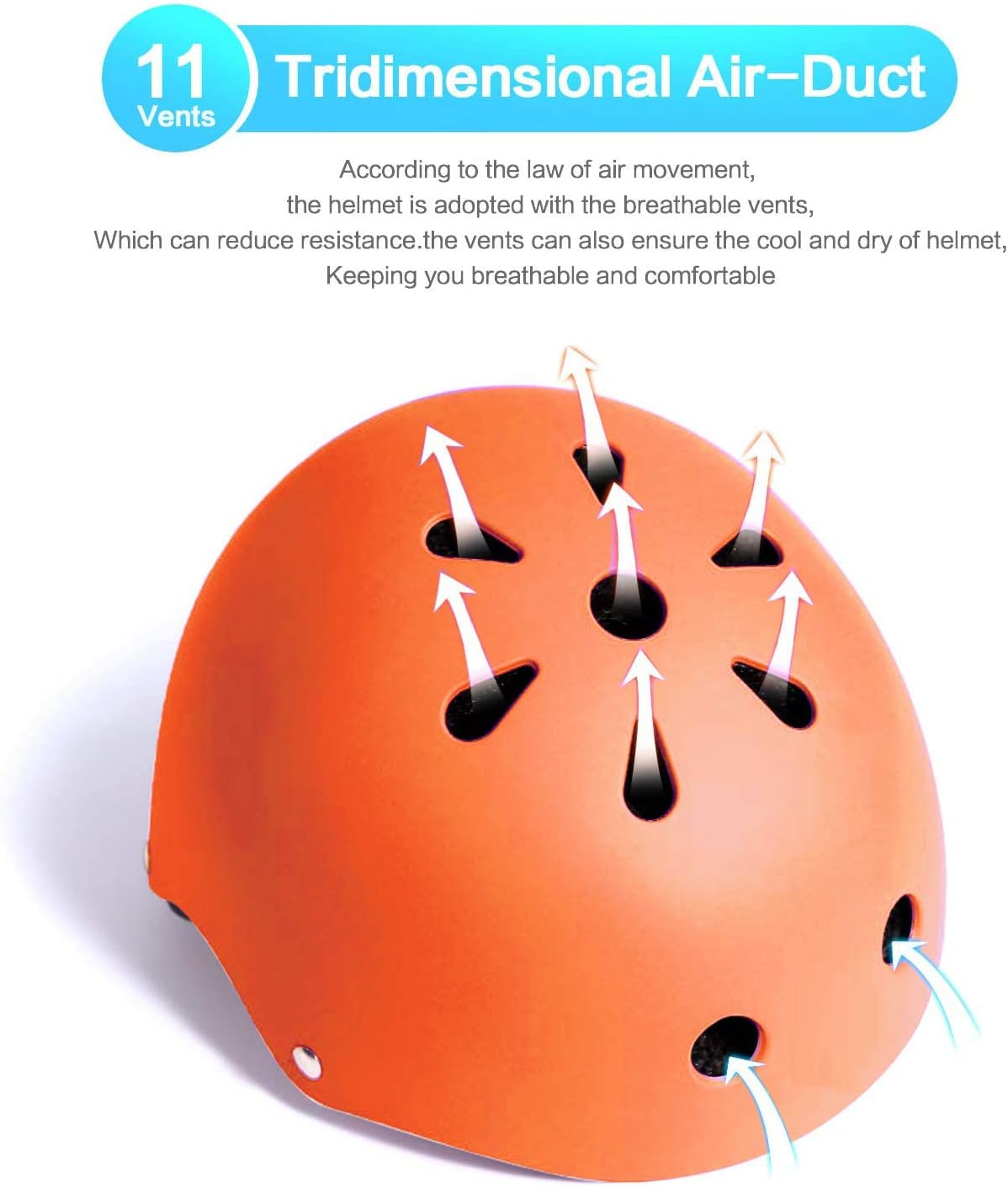 Casco ajustable para niños de 3 a 16 años, equipo de protección con coderas, rodilleras y muñequeras para multideporte, patinaje, bicicleta,