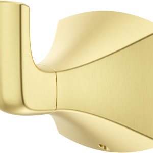Pfister Bruxie BRHBIE0BG – Gancho para toallas de baño, montaje en pared, atornillado, acabado dorado cepillado, BRHBIE0BG Pfister Bruxie BRHBIE0BG – Gancho para toallas de baño, montaje en pared, atornillado, acabado dorado cepillado, BRHBIE0BG
